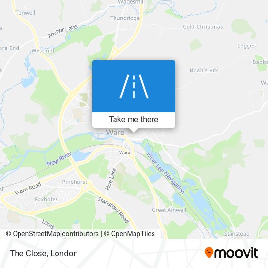 The Close map