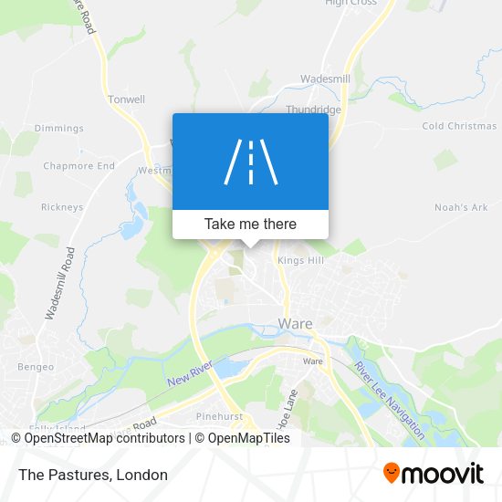 The Pastures map
