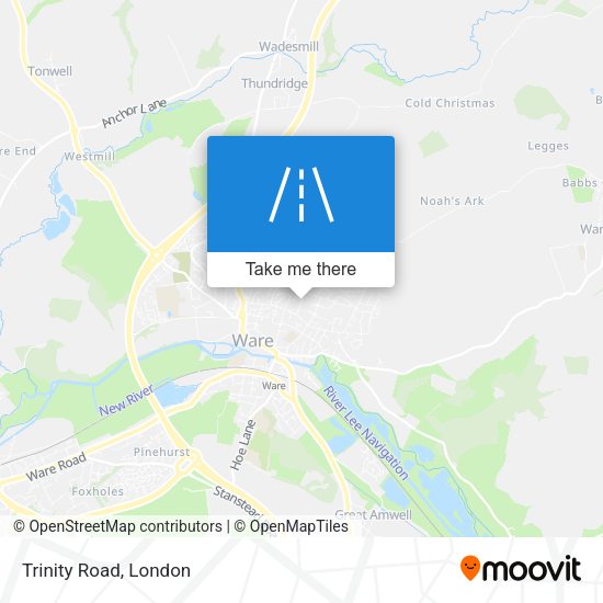 Trinity Road map