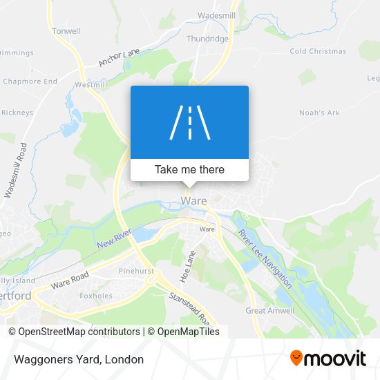 Waggoners Yard map