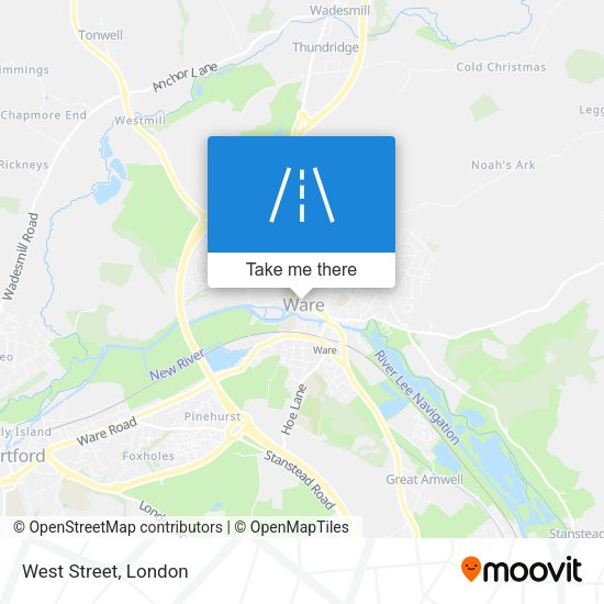 West Street map