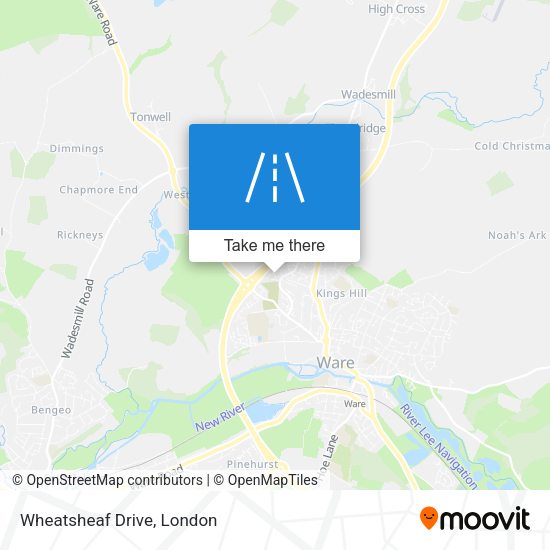 Wheatsheaf Drive map