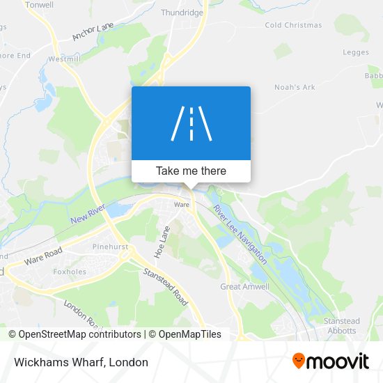Wickhams Wharf map