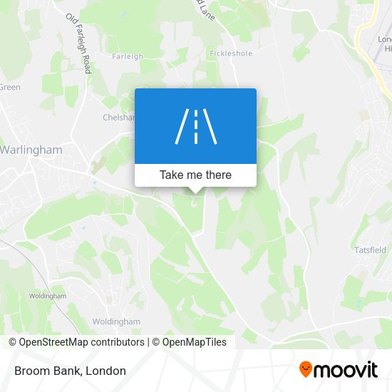 Broom Bank map