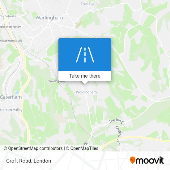 Croft Road map