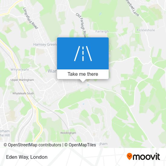 Eden Way map