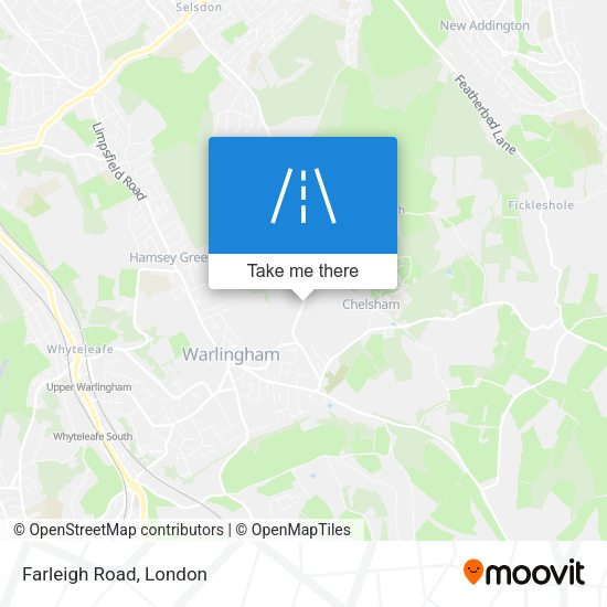 Farleigh Road map