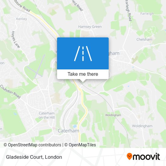 Gladeside Court map