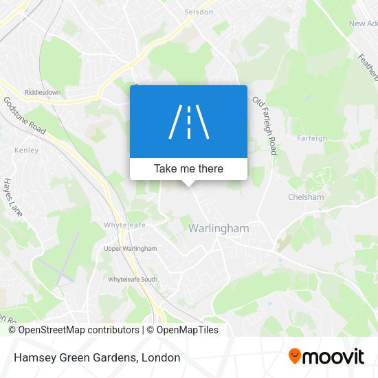 Hamsey Green Gardens map