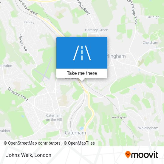 Johns Walk map