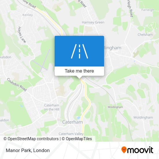 Manor Park map