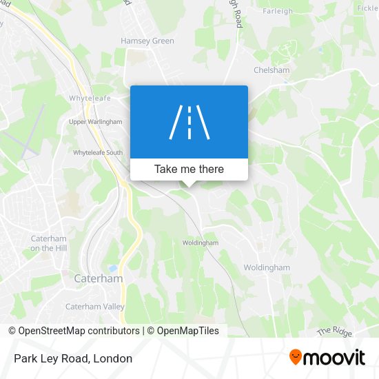 Park Ley Road map