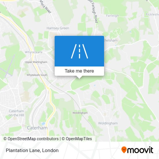 Plantation Lane map
