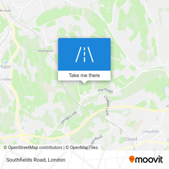 Southfields Road map