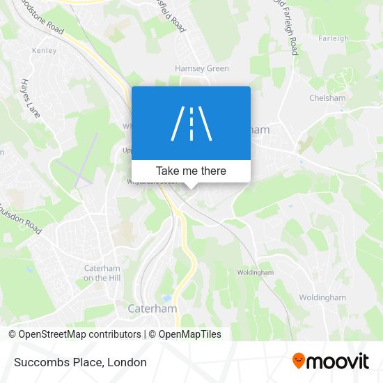 Succombs Place map
