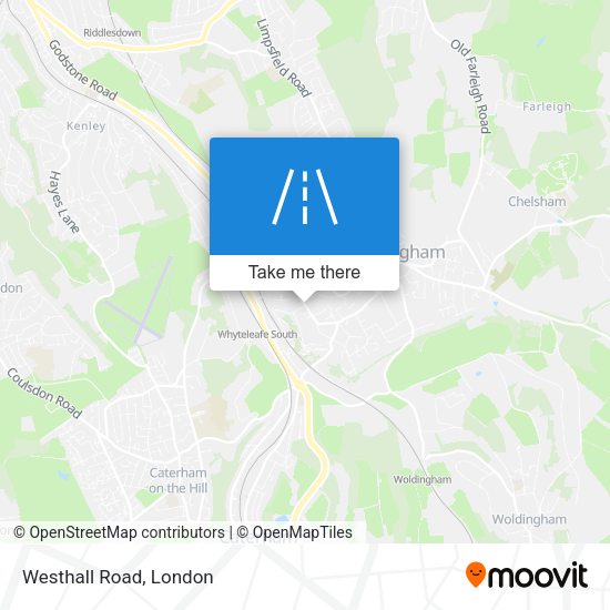 Westhall Road map
