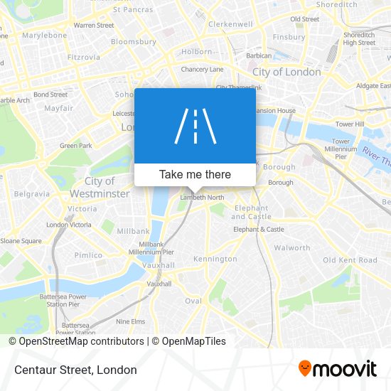 Centaur Street map