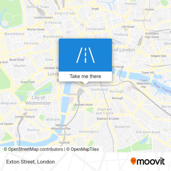 Exton Street map