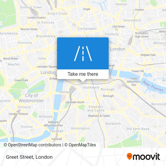 Greet Street map