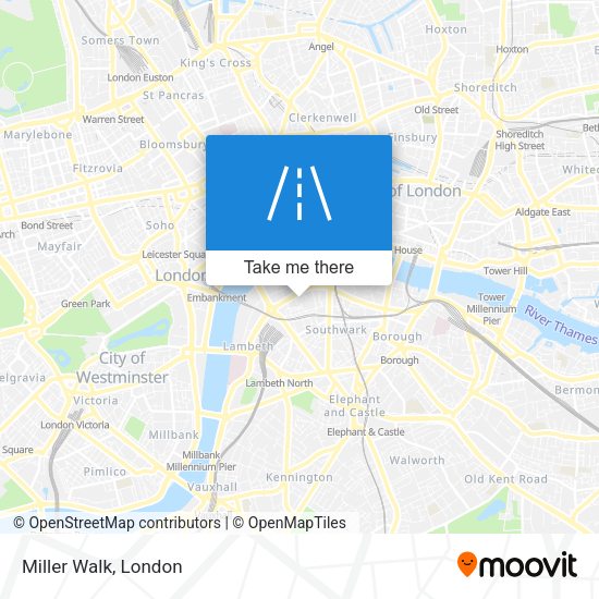Miller Walk map