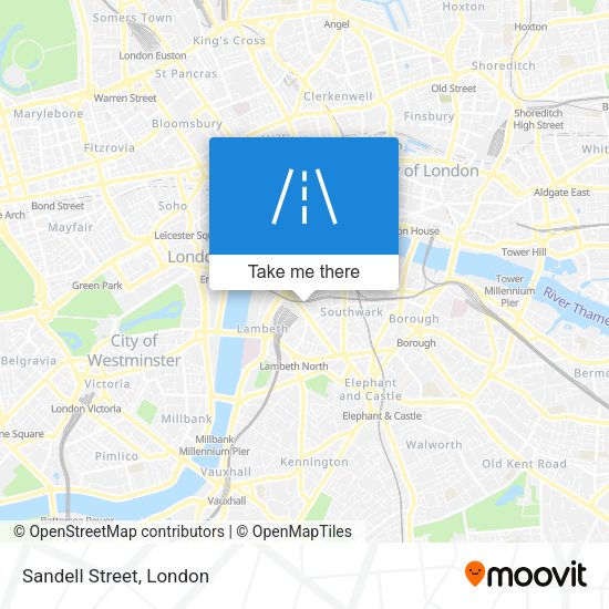 Sandell Street map