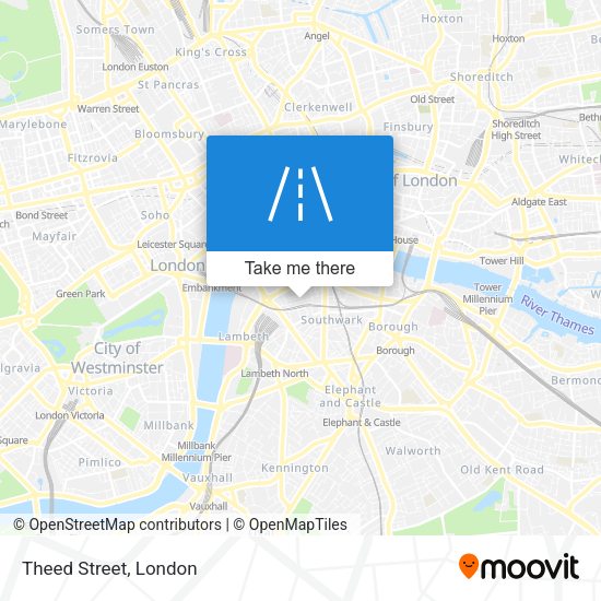Theed Street map