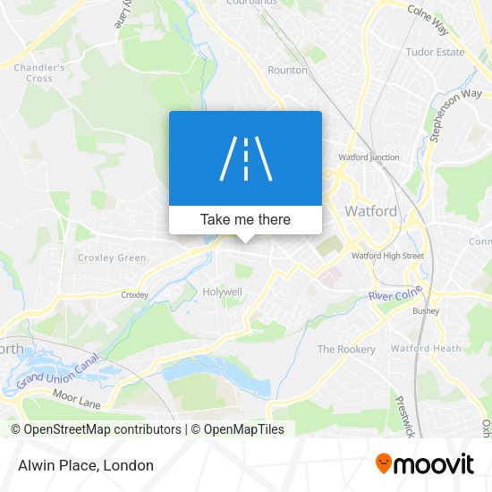 Alwin Place map