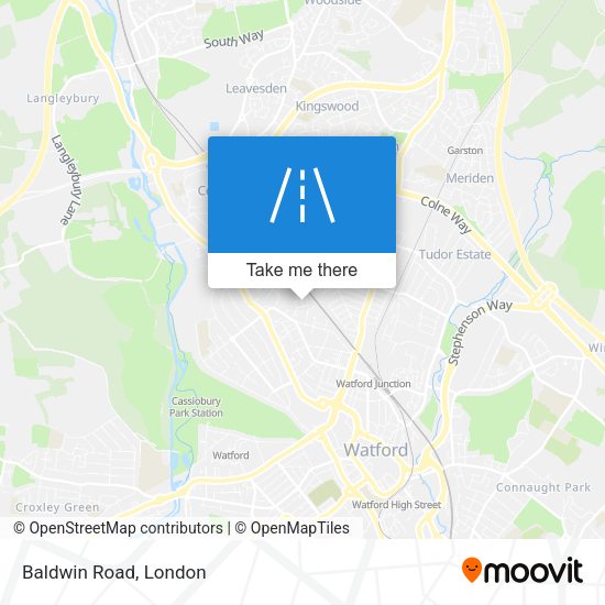 Baldwin Road map