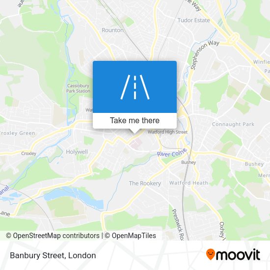 Banbury Street map