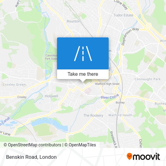 Benskin Road map