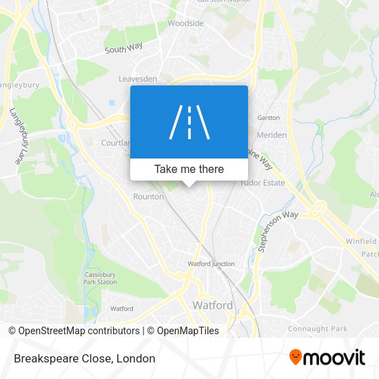 Breakspeare Close map