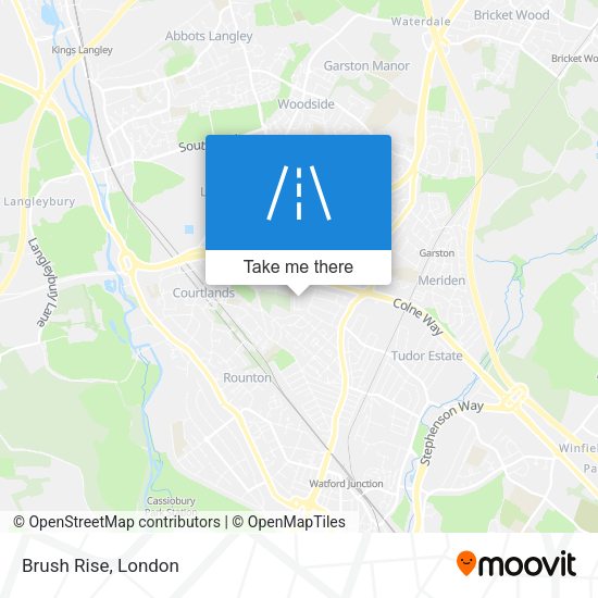 Brush Rise map