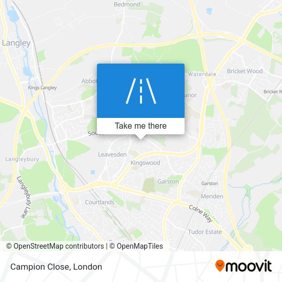 Campion Close map
