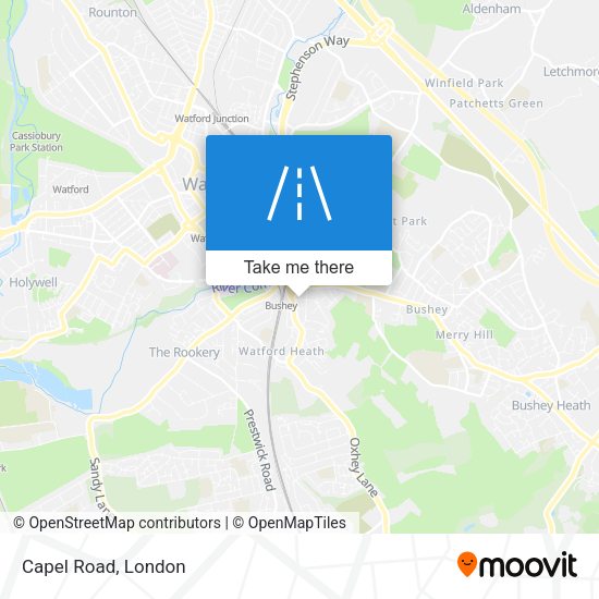 Capel Road map