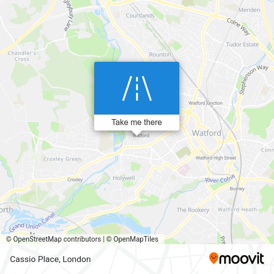 Cassio Place map