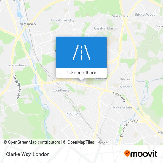 Clarke Way map