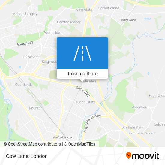 Cow Lane map