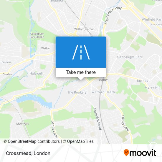 Crossmead map