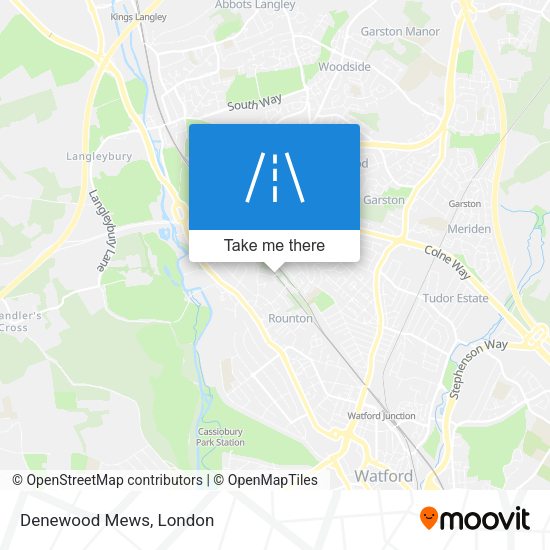 Denewood Mews map
