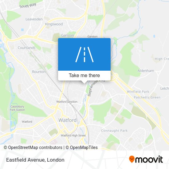 Eastfield Avenue map