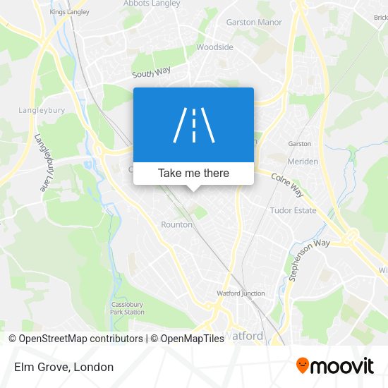 Elm Grove map