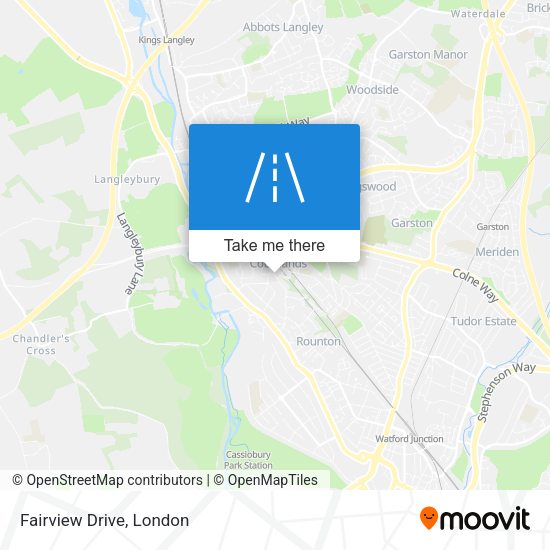 Fairview Drive map