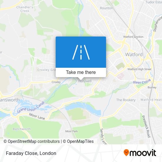 Faraday Close map