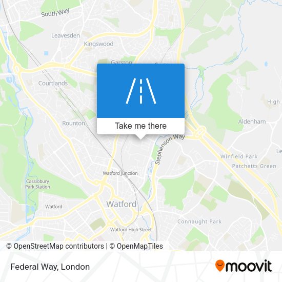 Federal Way map