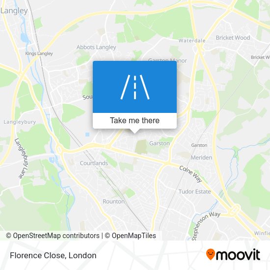 Florence Close map