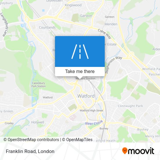 Franklin Road map