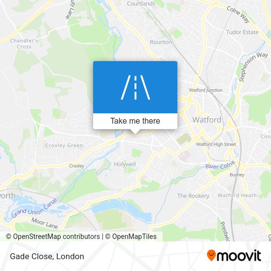 Gade Close map