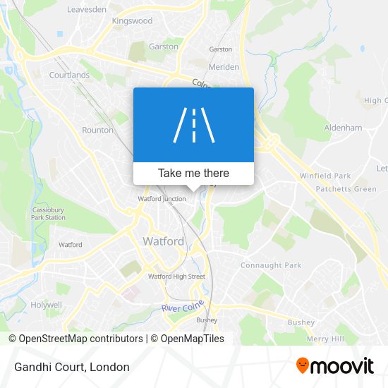 Gandhi Court map