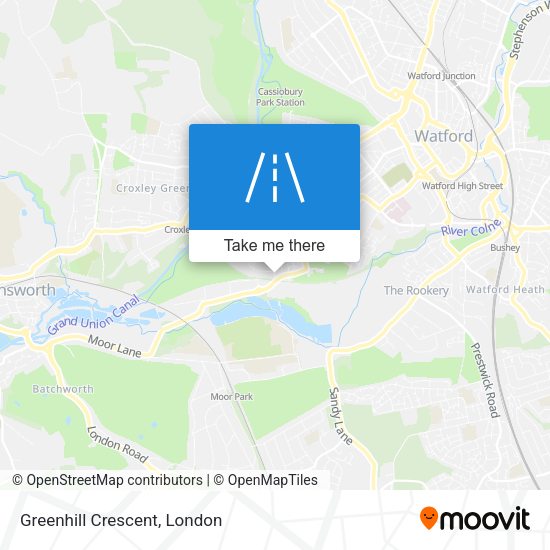 Greenhill Crescent map