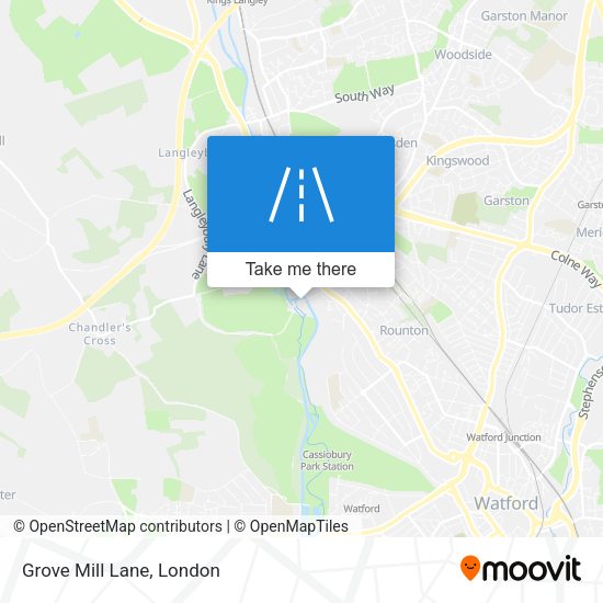 Grove Mill Lane map